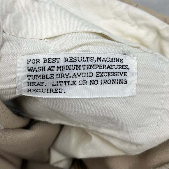 Vintage Unisex Tan Horse Equestrian Riding Trouser Pants Stretch Pockets 25 R - Picture 6 of 11